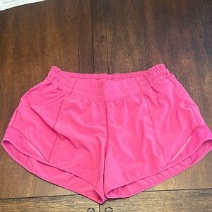 lululemon athletica Hot Pink Athletic Shorts